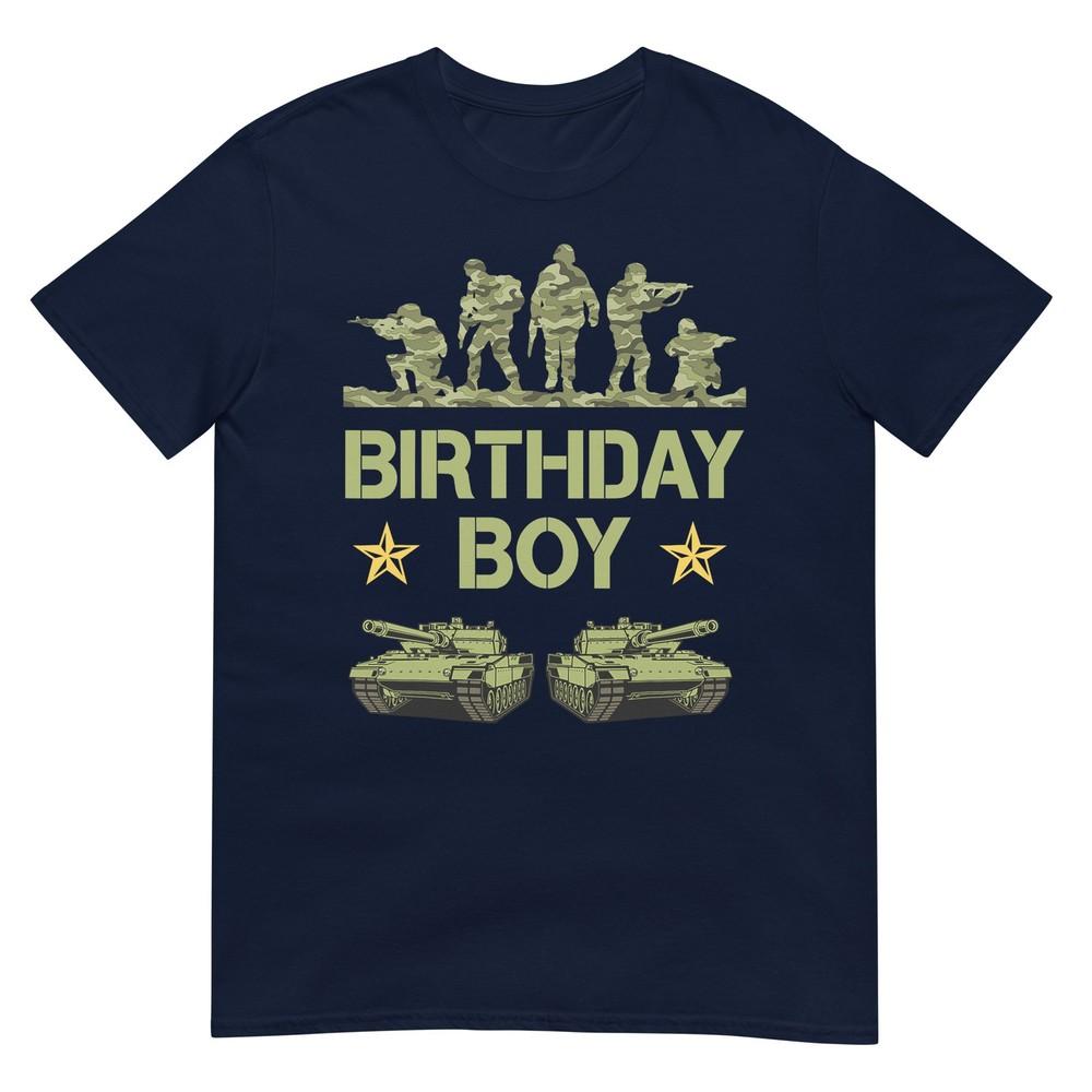 Birthday Boy Military Decorations Camo Soldier Birthday Boy Tshirt S