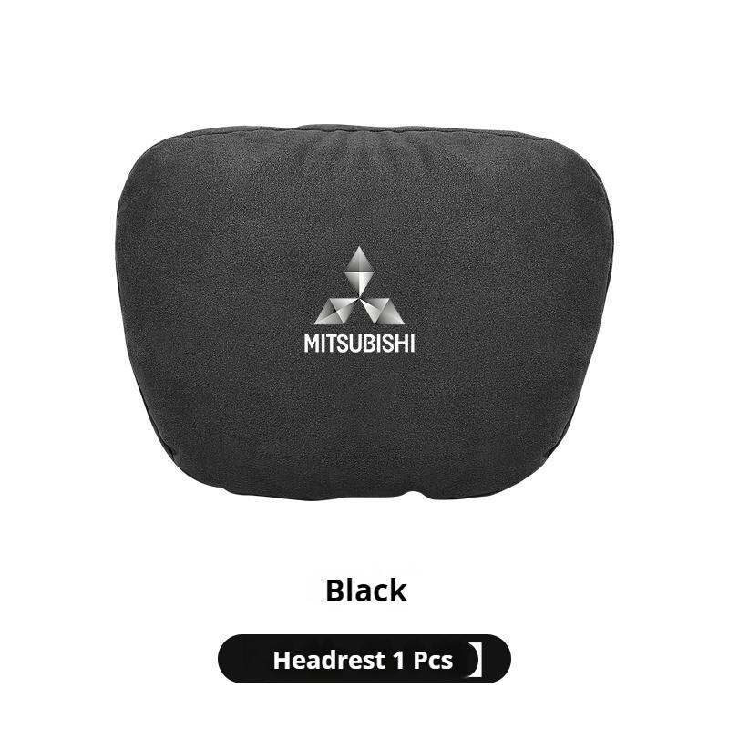 

For Mitsubishi Outlander Pajero Ralliart Asx L200 Evolution X Lancer Car Headrest Lumbar Rest Cushion Neck Support Neck Pillow чёрный