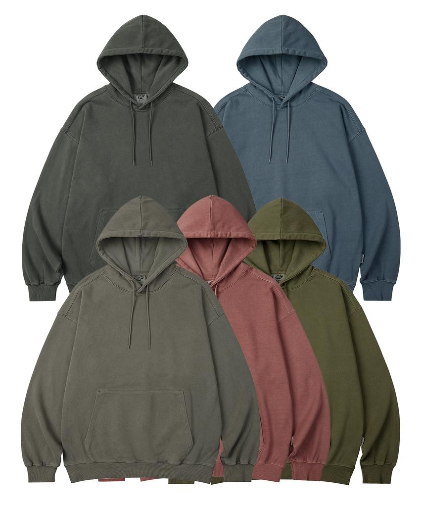 Wild Basic Pigment Oversized Hoodie_5 Col