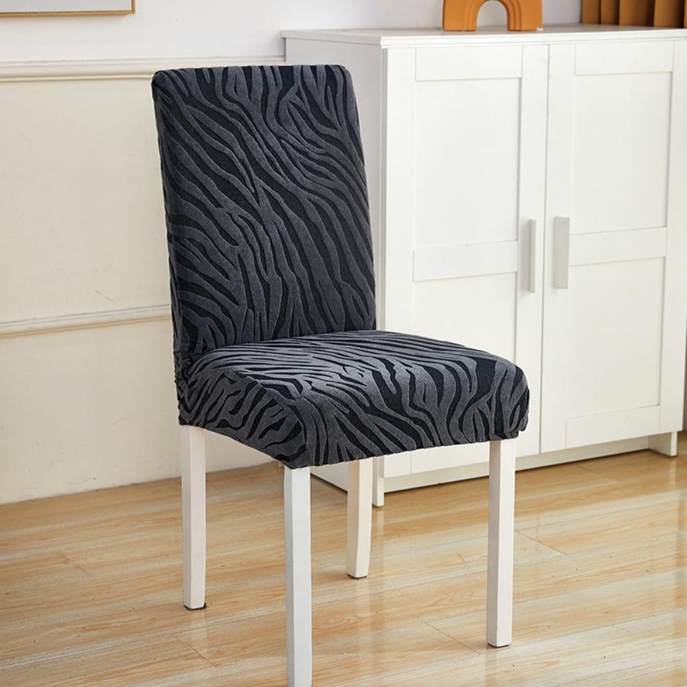 Thick Embossed Chair Cover Full Elastic Stretch for Hotel Restaurant All Seasons Use Chair Cover