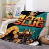 Metal Slug Classic Retro Game Cartoon Soft Flannel Blanket for Beds Bedroom Sofa Picnic,Throw Blanket for Cover Outdoor Leisure