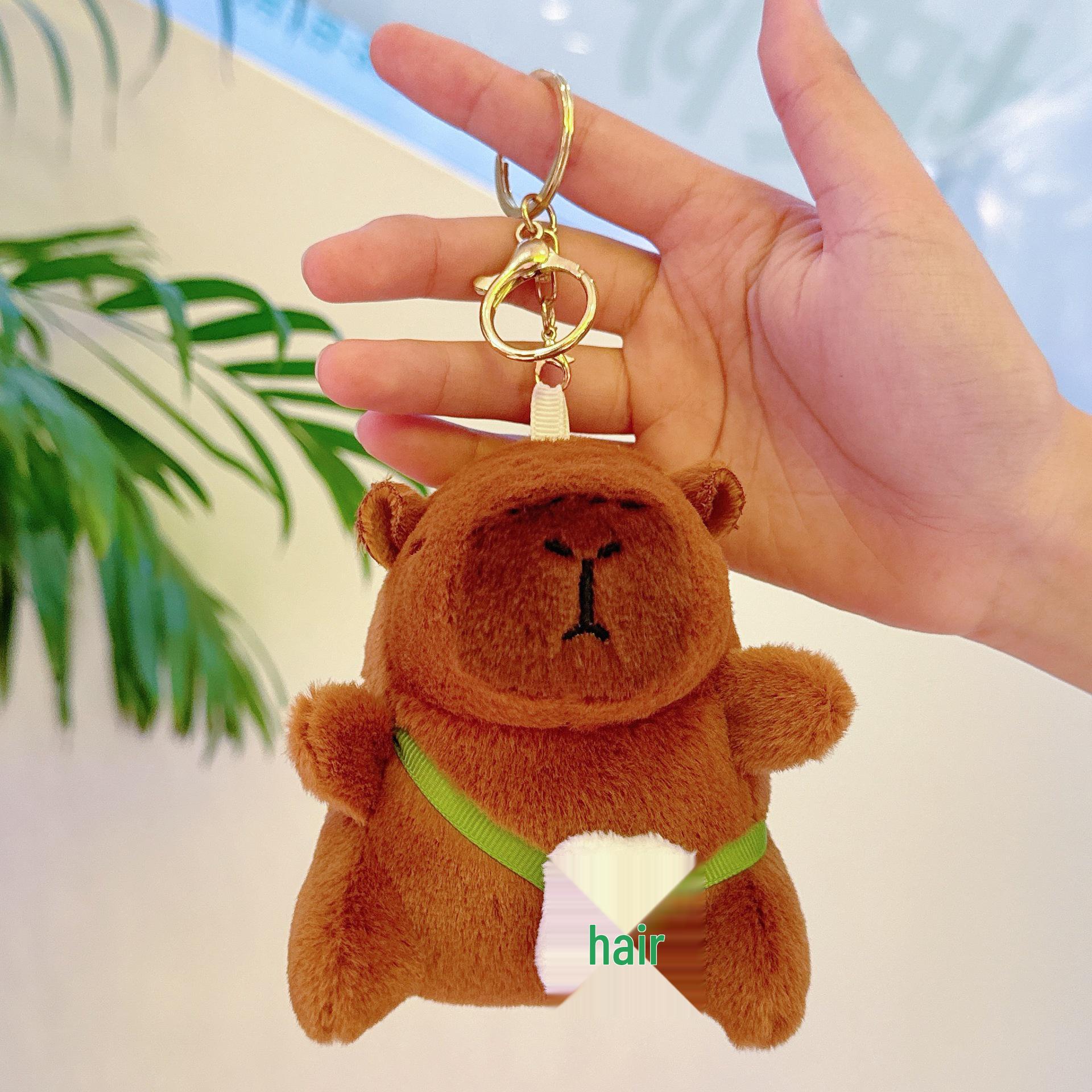 

Вирусный брелок-подвеска для рюкзака в виде капибары: Плюшевый брелок и подвеска Height approx. 11 cm