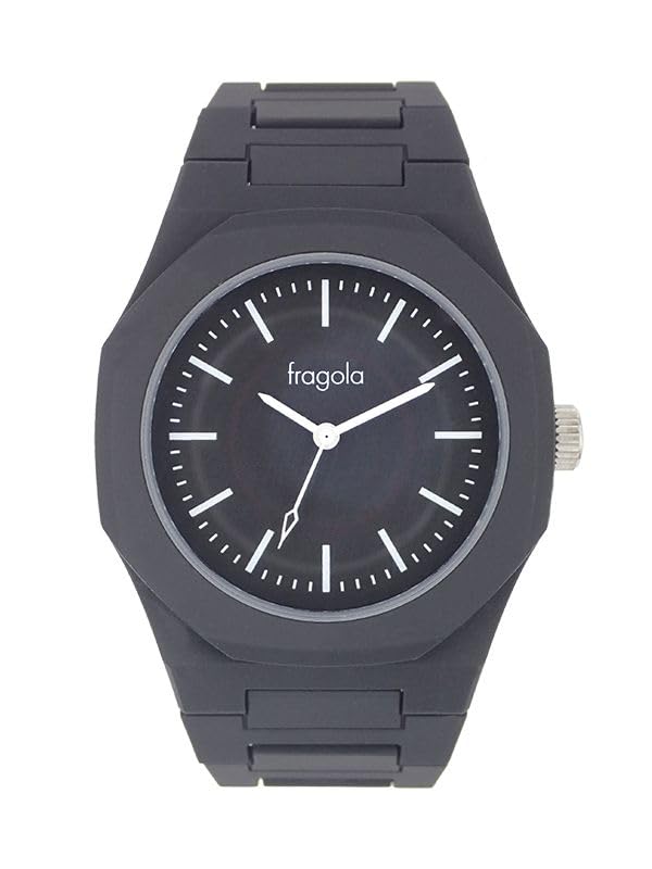

Fragola Octagonal Bezel Plastic Watch BK Black [Follow] N02624S-2 Women s чёрный