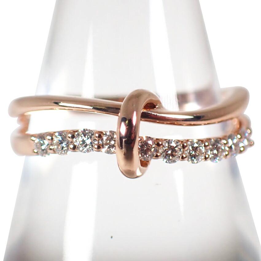 

[Б/в] Діамантове кільце K18PG Sweet 10/Ні. 12/g480-25