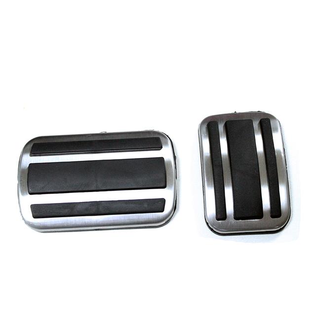 4pcs Steel Foot Pedal For Peugeot 3008 5008/GT 2017 2018  LHD Accelerator Gas Fuel Brake Pedal Pads Mats Cover Accessories