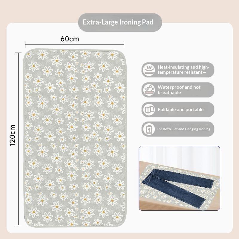 1Pcs Heat Resistant Laundry Pad Ironing Mat Portable Thickened Laundry Pad Washer Dryer Clothes Protect Ironing Board