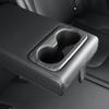 For Kia Sportage NQ5 -2026/For Hyundai Tucson -2024 Carbon Fiber Rear Row Water Cup Cover Trim Interior Accessories