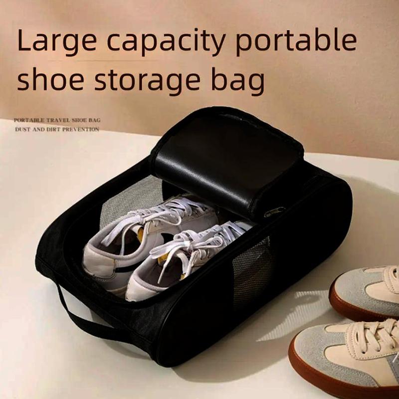 Tragbare Golfschuhtasche Oxford-Gewebe Schuhtragetaschen Atmungsaktiv Leichtgewichtige Golfhandtasche Staubdicht Fußball Tennisschuhtasche