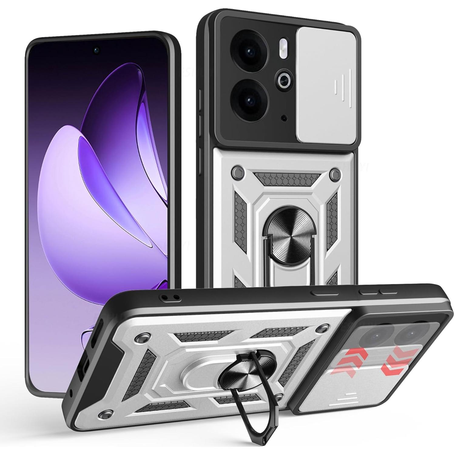 

Броньований чохол для Realme 14 5G Realme 14T Чохол Захист об єктива з кільцем Магнітний тримач Coque Fundas Capa Realme 14