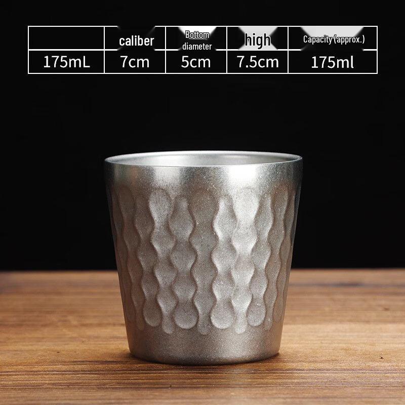 Wutuo Edelstahl Vintage Bierkrug