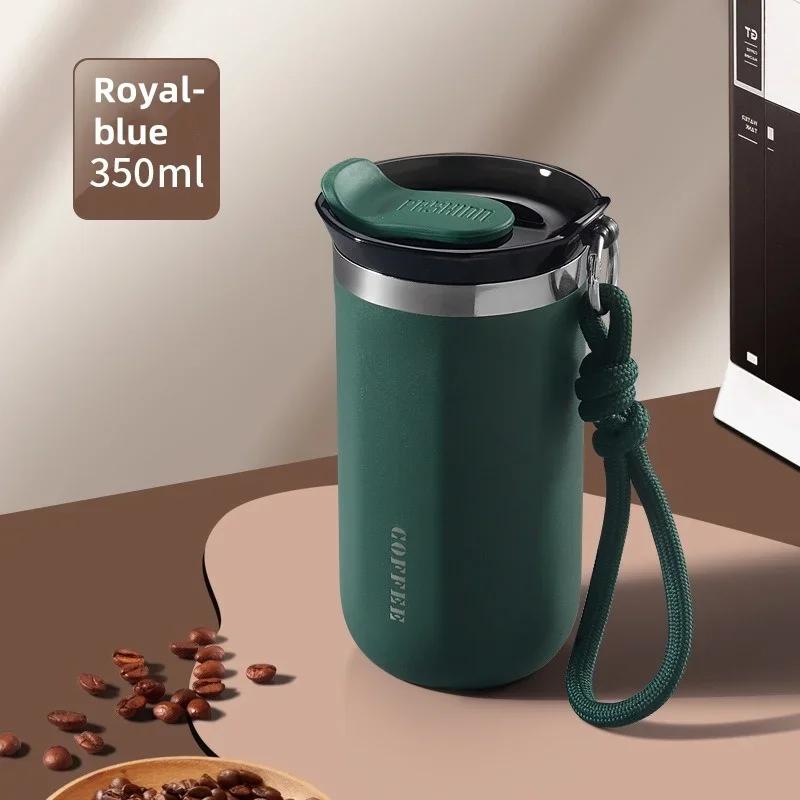 

350/500ML Stainless Steel Insulated Cup with Lid Portable Coffee Cups Thermal Mug Vacuum Flask Office Travle Camping Drinkware 350ml-500ml