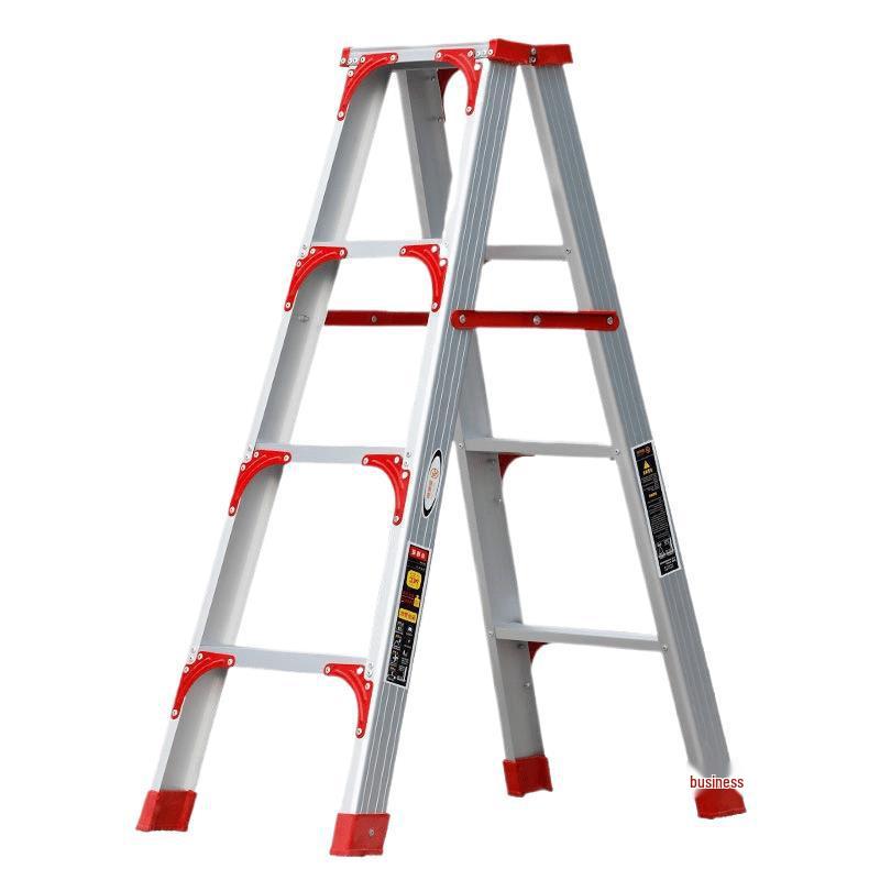Multi-Functional Aluminum Herringbone Ladder: Non-Slip, Thickened Design for Indoor & Outdoor Use