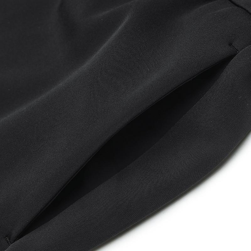 Fila Fashion Simple Versatile Knitted Straight Leg Casual Pants Women Bottoms Deep-Black A11W511612FBK