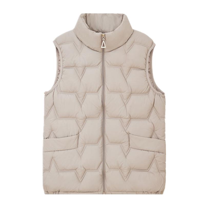 Joker Plus Size Cotton-padded Jacket Vest Female Short Paragraph Outside The Middle-aged Winter Ladies Cotton-padded Jacket Vest Female