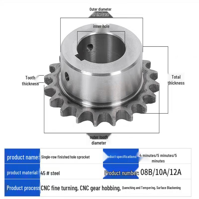 Feihengda Single Row Chain Sprocket