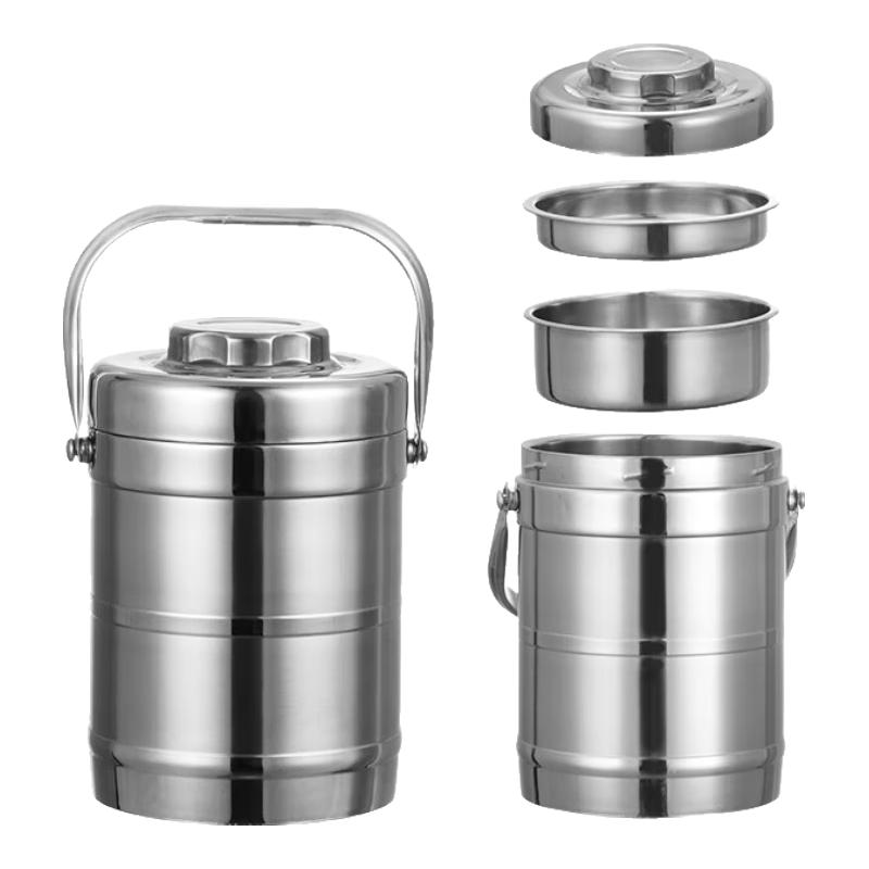 Yihuan 1.4L Stainless Steel Insulated Lunch Box with Bag & Cutlery