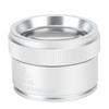 30X Magnifying Glass Handheld Portable Magnifier for Jewelry Coins IdentificationSilver