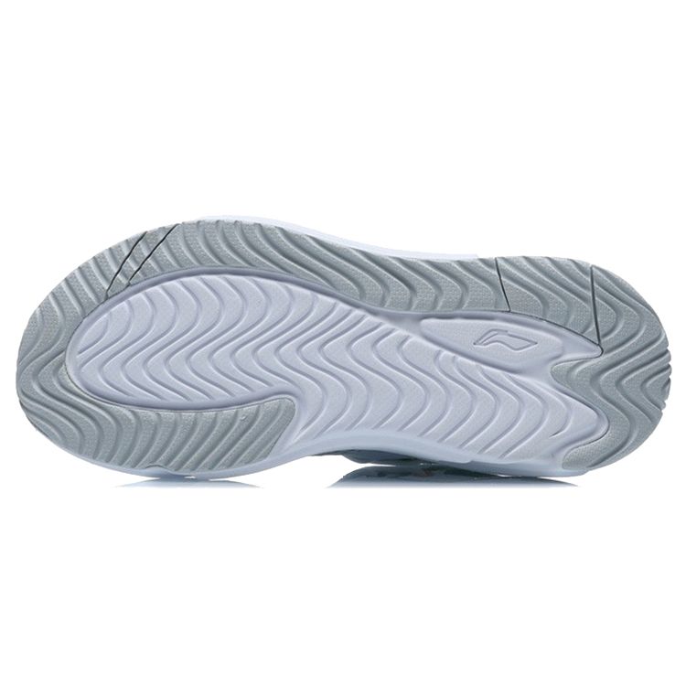 Li Ning 001 Trendy Casual Low-Top Running Shoes Women sneaker White Gray Green AGLR008-3