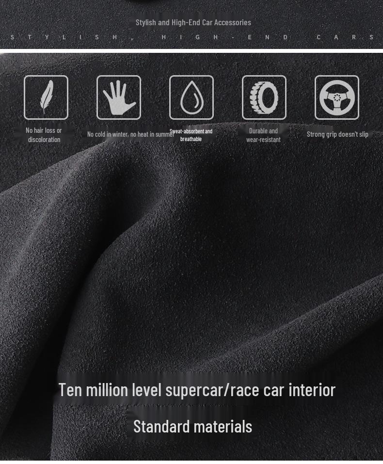 Suede Key Case for AITO Huawei M5/M7 - EV Accessory Shell with Buckle