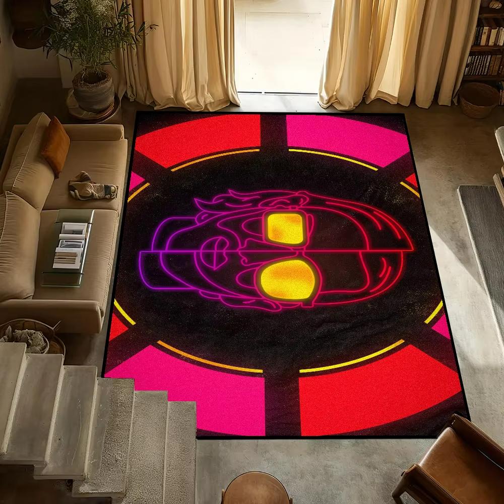 

P-PNL Q-QLF Rapper Singer Anime Carpet Living Room Sofa Decor Bedroom Bedside Rug Game Room Coffee Table Floor Mat Fan Gift 50x80cm