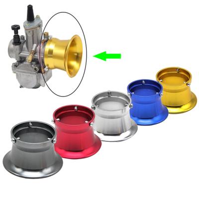 50mm Air Filter Interface Cup Horn Velocity Stack for 24/26/28/30mm Carburetor