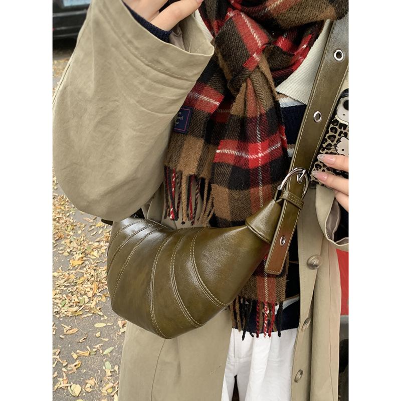 Ladies' Small Bag, Croissants, Fashionable Dumpling Bag Crossbody Bag