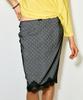 Haitaideupeulaengki Lace Ribbon Midi Skirt Gray
