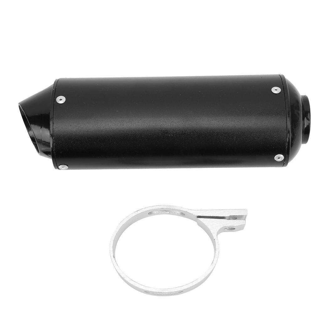 32mm 1.3in Exhaust Pipe Muffler Silencer Black for 90cc 110cc 125cc 150cc 160cc ATV Pit Bike Motorcycle