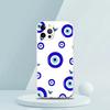 For iPhone 15 16 14 13 12 Mini 11 Pro Max XS X XR SE 7 8 Plus Silicone Clear Cover Blue Eye Art Luxury Phone Case