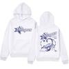 Design scorpion silhouette, printed hooded sweater simple and versatile