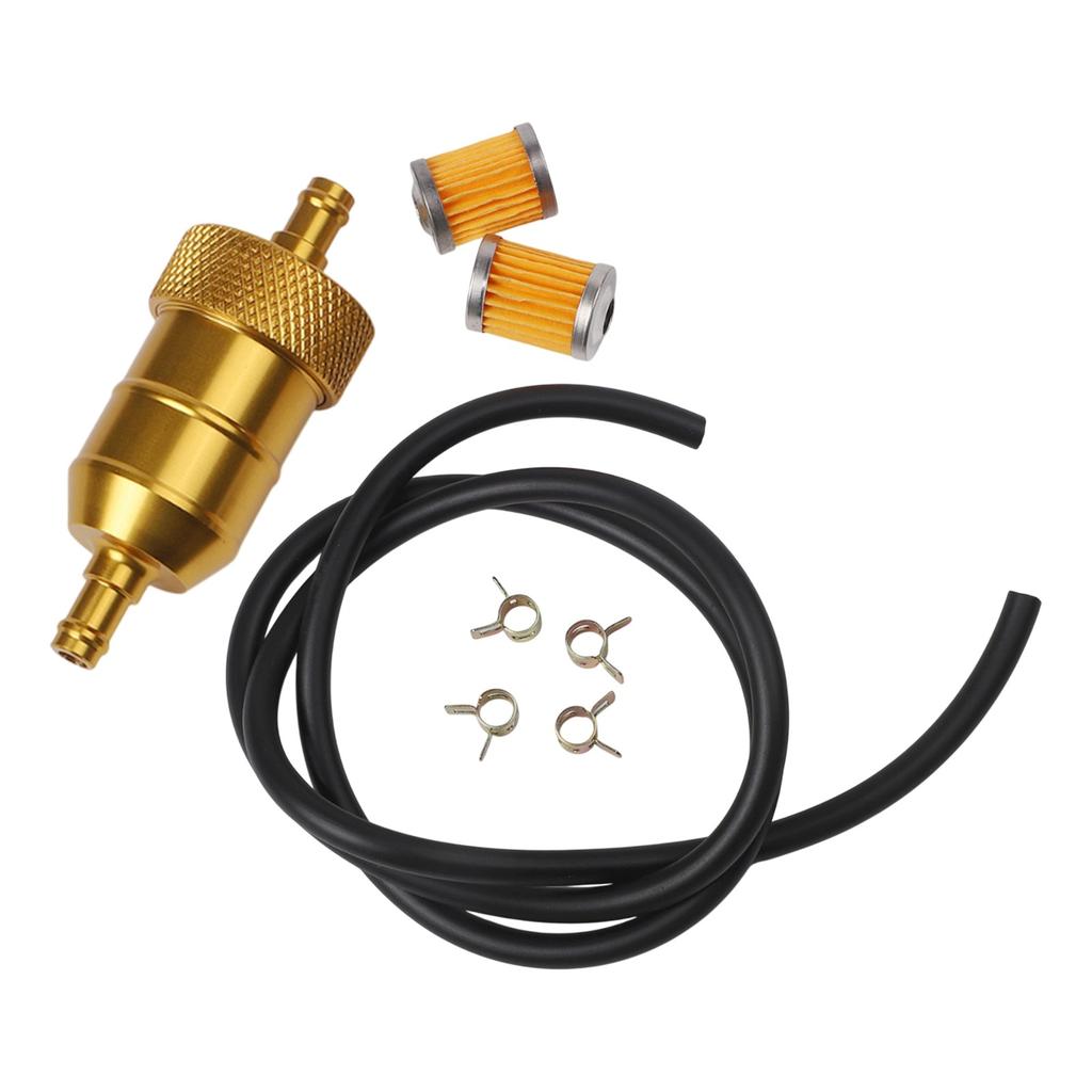 Cleanable Fuel Filter Element Accessory Easy Installation Filter CNC Aluminum Filter Aluminum Alloy Construction