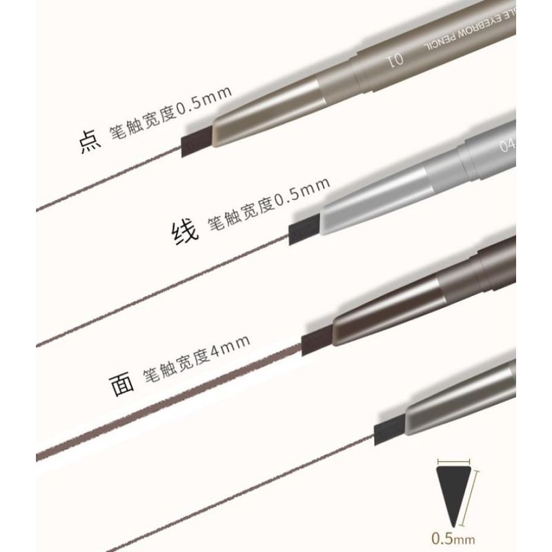 AKF - Triangle Eyebrow Pencil - 4 Colors