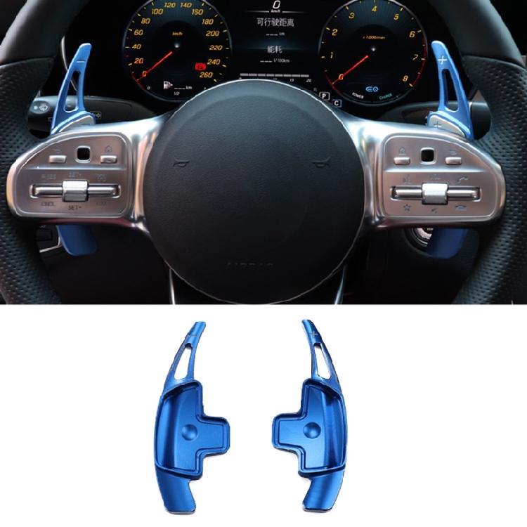 1 Pair Car Steering Wheel Shift Paddle Repalcement Repair Car Part Accessory синий