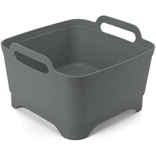 YOROXRG Silicone Square Washtub, Foldable, Large Capacity, for Sinks, Kitchen, and Outdoor Use (Green)
