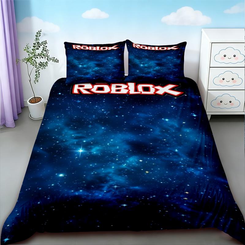 Duvet Cover Roblox Cartoon Bedding Set Quilt Cover For Children Teens Bedroom Decor Dormitory Holiday Gifts Queen King
