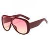 Luxury Designer Super Large Square Sunglasses Women Popular Punk Pilot Men Sun Glasses Trendy Ladies Shades UV400 Beach Party
