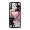 Colored Love Heart Printed Phone Case For Oppo A17 A31 A54 A57 A78 A79 A98 Find X5 X6 Reno 6 7 8 10 11 12 13 F Pro 5G Soft TPU
