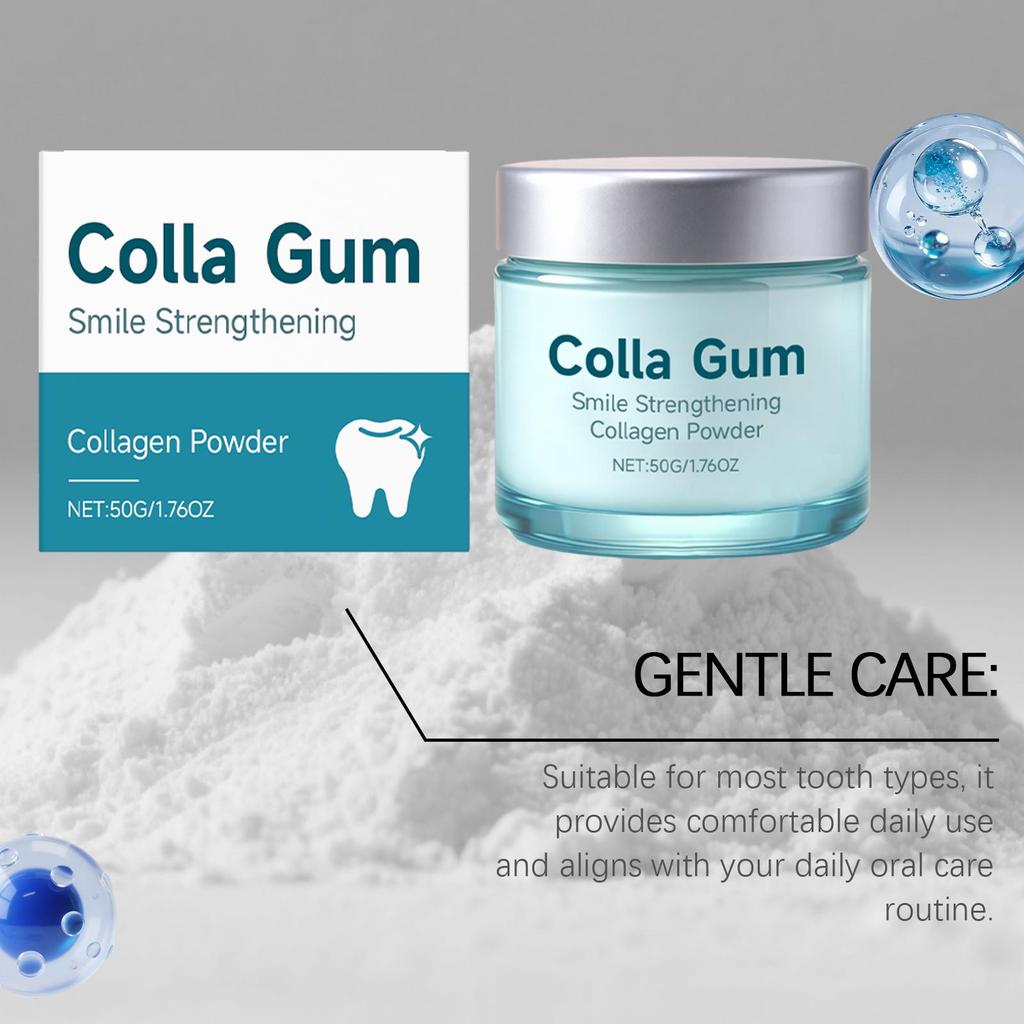 Collagen Brightening Tooth Powder Soothe Gums Removing Dental Plaque Fresh Breath Relieve Dental Caries Oral Care Teeth Powder