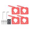 4 Pieces Scoop Holder Handle Holder Tool Holder Clamp Quick