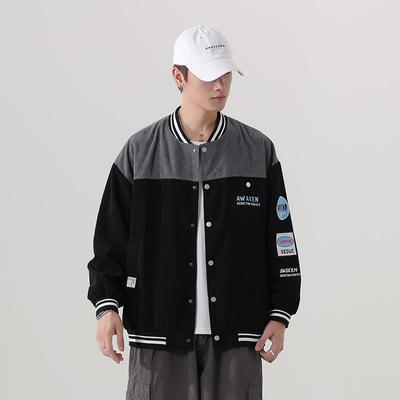 Frühling und Herbst Neue Koreanische Stil Herrenjacke Trendige Marke Baseballjacke Top Vielseitig Lässig Locker Jacke Jungen Hübsche Kleidung