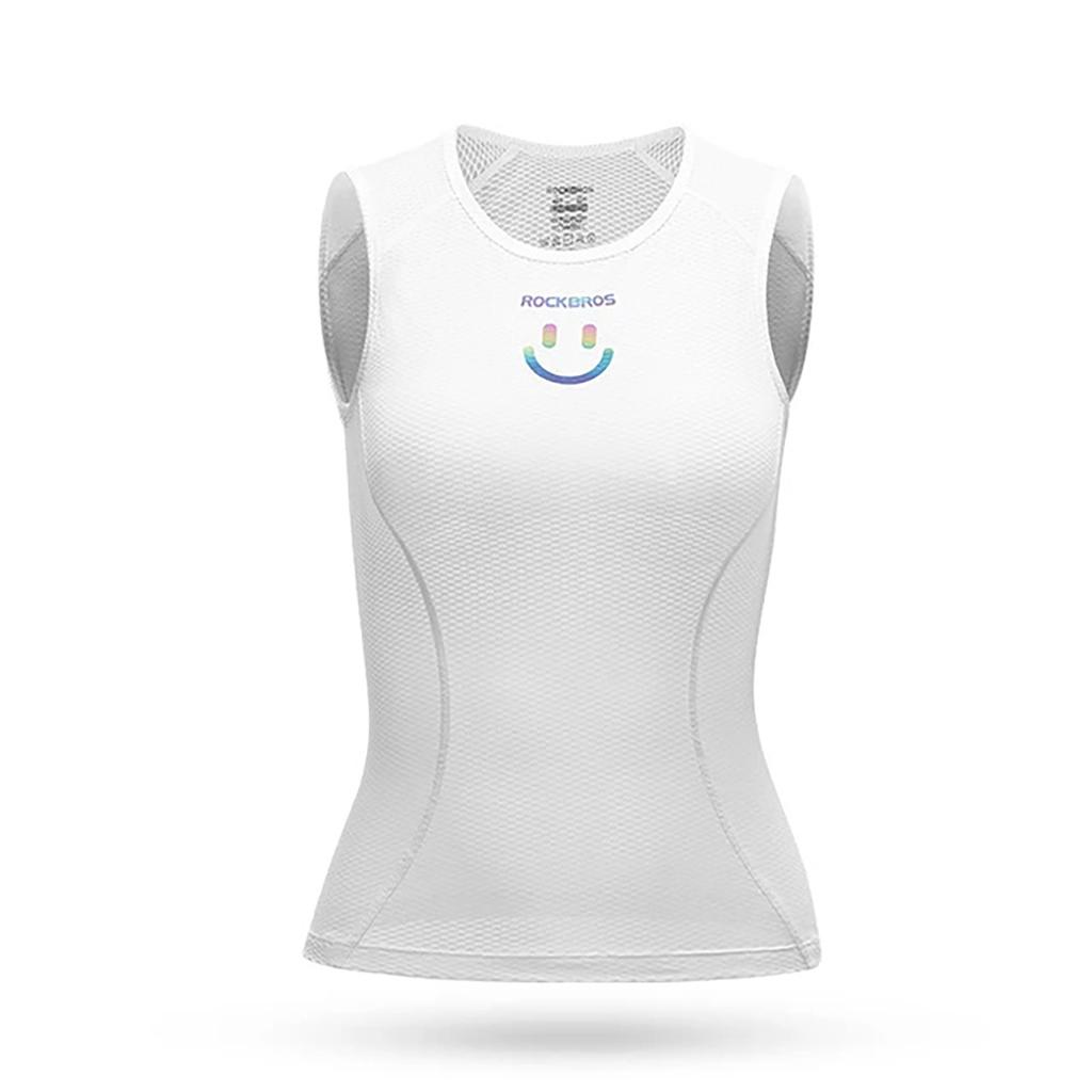 Women's quick-drying 3D fabric cycling vest t-shirt XL / XXL - white