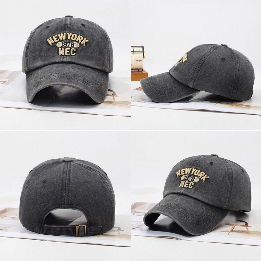 NEW YORK 1978 Distressed Faded Cap Washed Snapback Baseball Cap  For Man Women Outdoor Sports