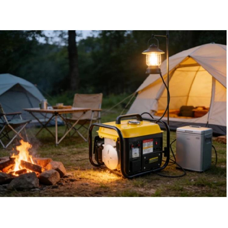 Two-stroke Single-phase Generator 220V 650W Low-noise Generator Portable Household Micro