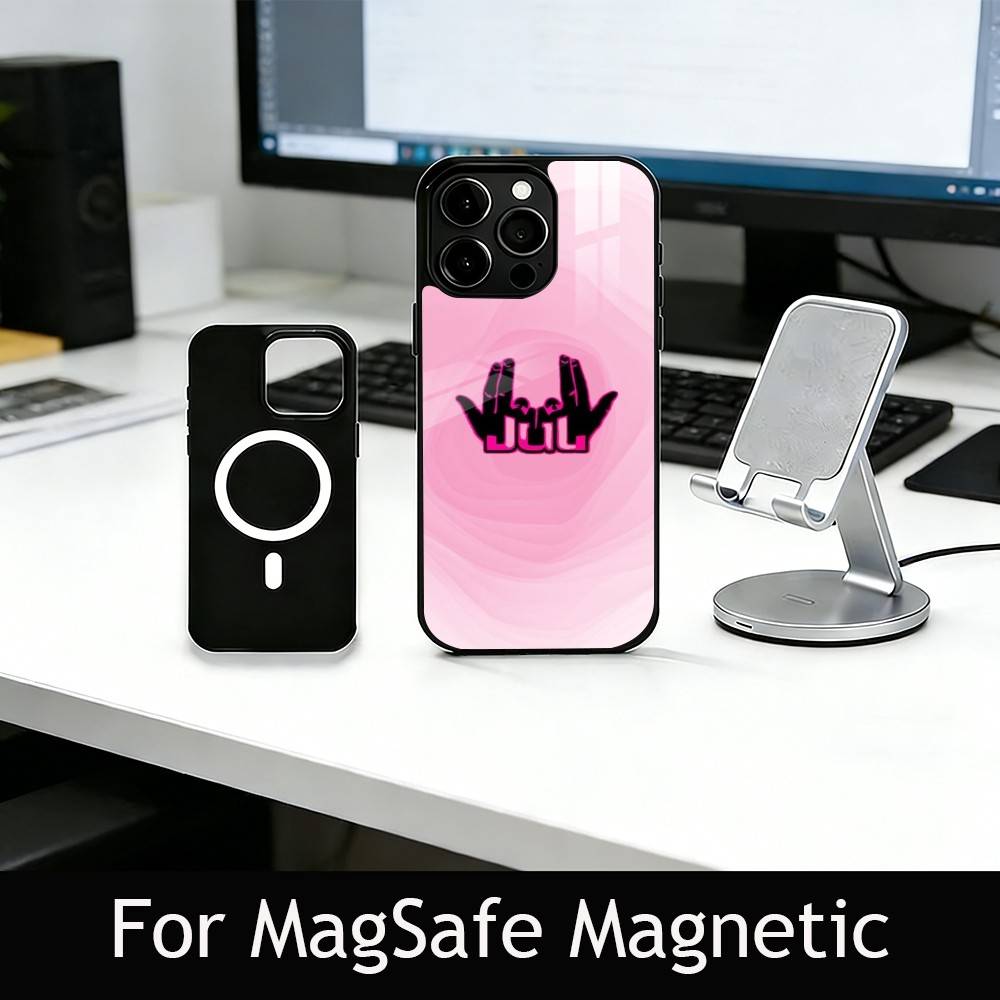 

R-Rapper J-JUL Phone Case For iPhone17,16,15,14,13,12,11 Plus,Pro Magnetic For Magsafe Wireless Charging iPhone17