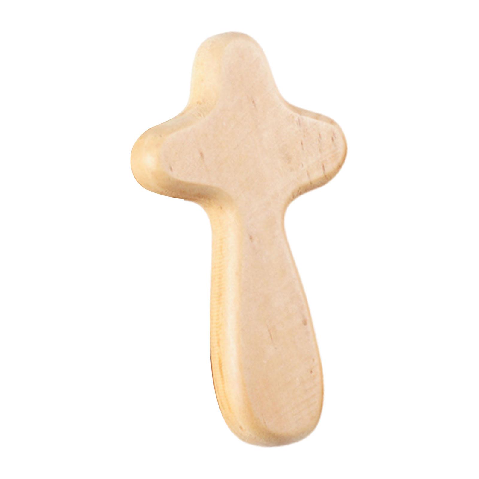 

Handheld Wooden Cross Hand Cross Decorative Small Cross Desk Home Cross for Shelf Wedding Nursery Christian