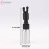 Leakproof Aroma Essential Oil Inhaler Cap Aluminum Bottles Silicone Cap Mini Essential Oil And Perfume Inhaler Dispenser Bottle