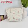 Cute Bear Makeup Bag With Floral Pattern And Polyester Material For Travel Storage