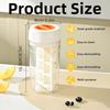 Ice Making Cup 8 Grids Ice Cube Mold Simple Portable Ice Making Cup Rotating De Icing Large Capacity Ice Storage Cup for Summer