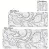 Large Mouse Mat Black And White Mousepad Gaming Mousepads Rubber Keyboard Mats Abstract Desk Pad Strata Liquid Office Mouse Pads