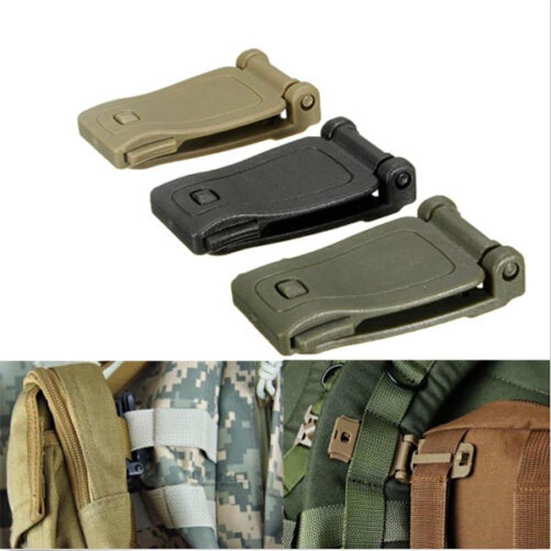 5pcs backpack carabiner buckle clip strap edc molle webbing connecting bucklesZP